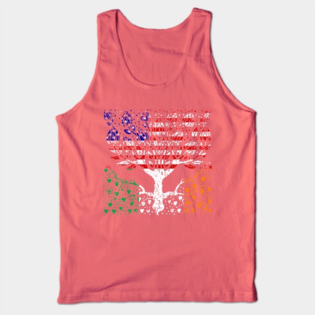 Irish Roots, Irish American Tank Top by hippyhappy